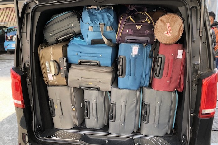 Такси в Милане V class